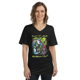 Play It Loud Unisex Short Sleeve V-Neck T-Shirt - Beyond T-shirts